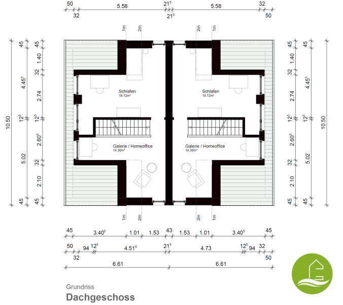 Grundriss Dachgeschoss