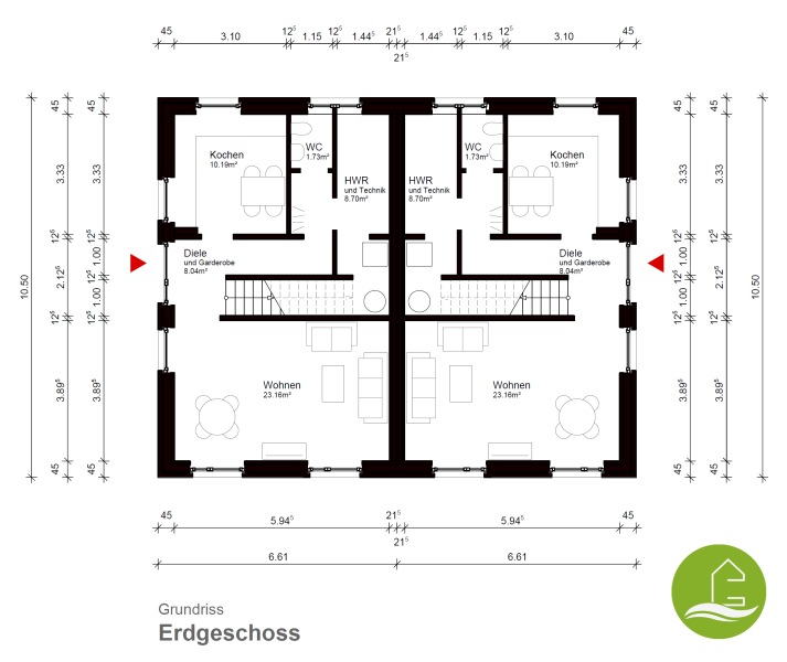Grundriss Erdgeschoss